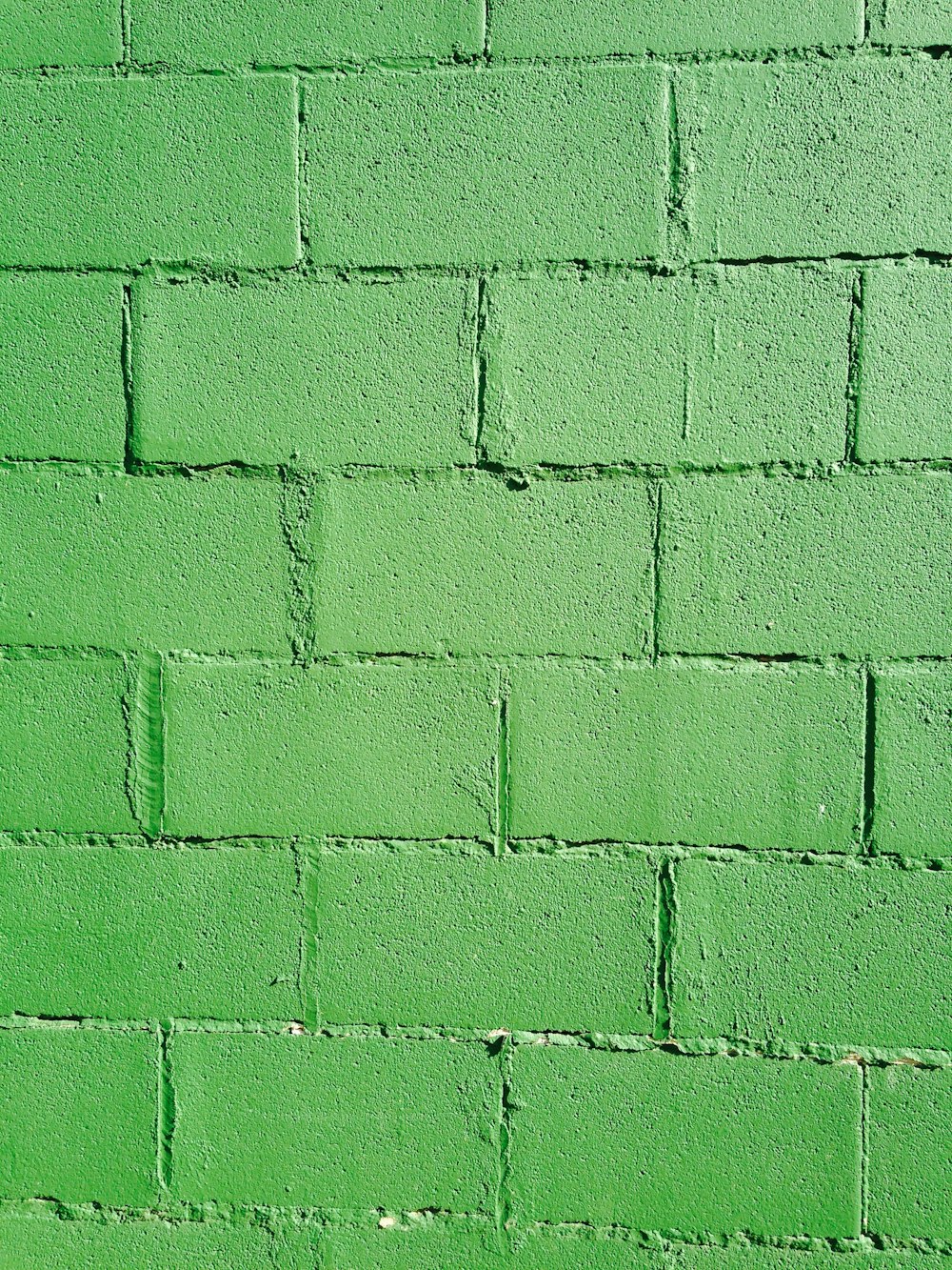 pared de ladrillo verde