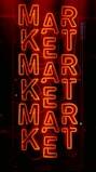 red market sign