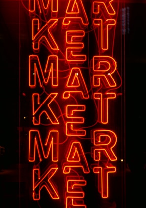 red market sign