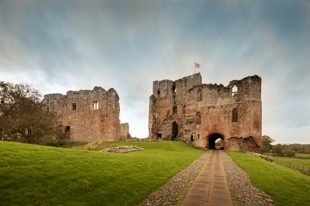 brown castle at daytime