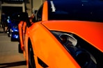 orange sports car
