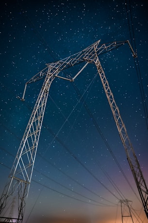 low angle photography of transmitter tower