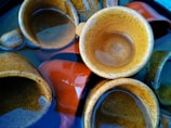 Various water cups in different settings and environments.
