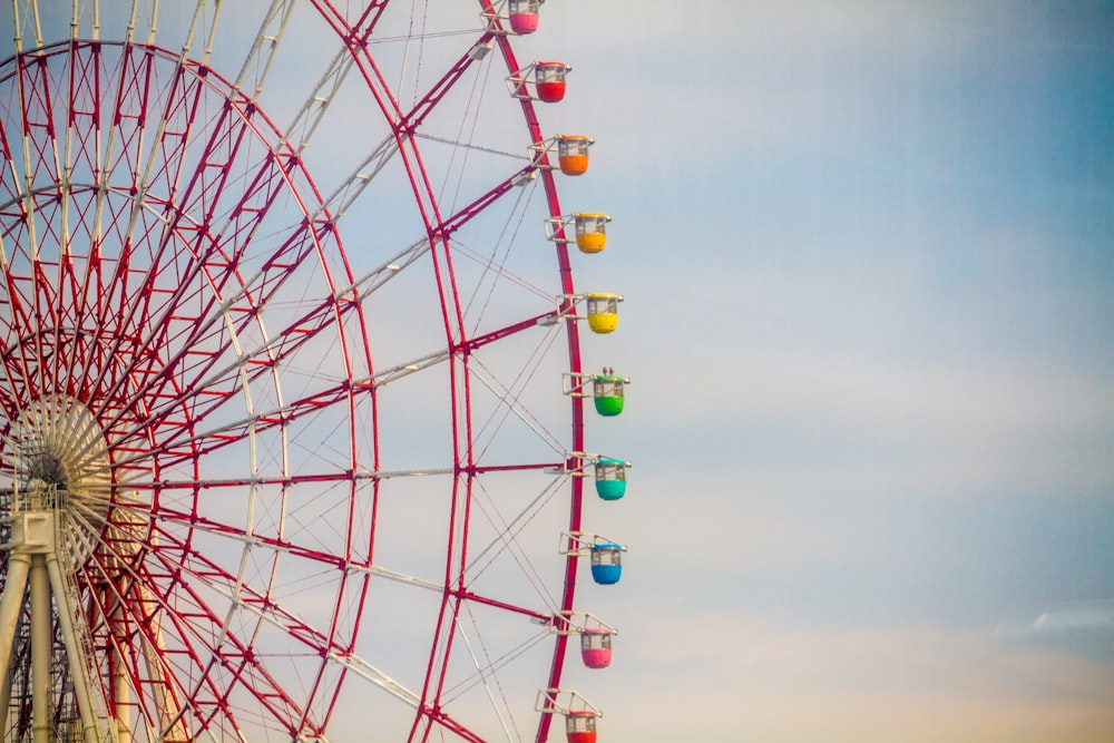 red ferris wheel