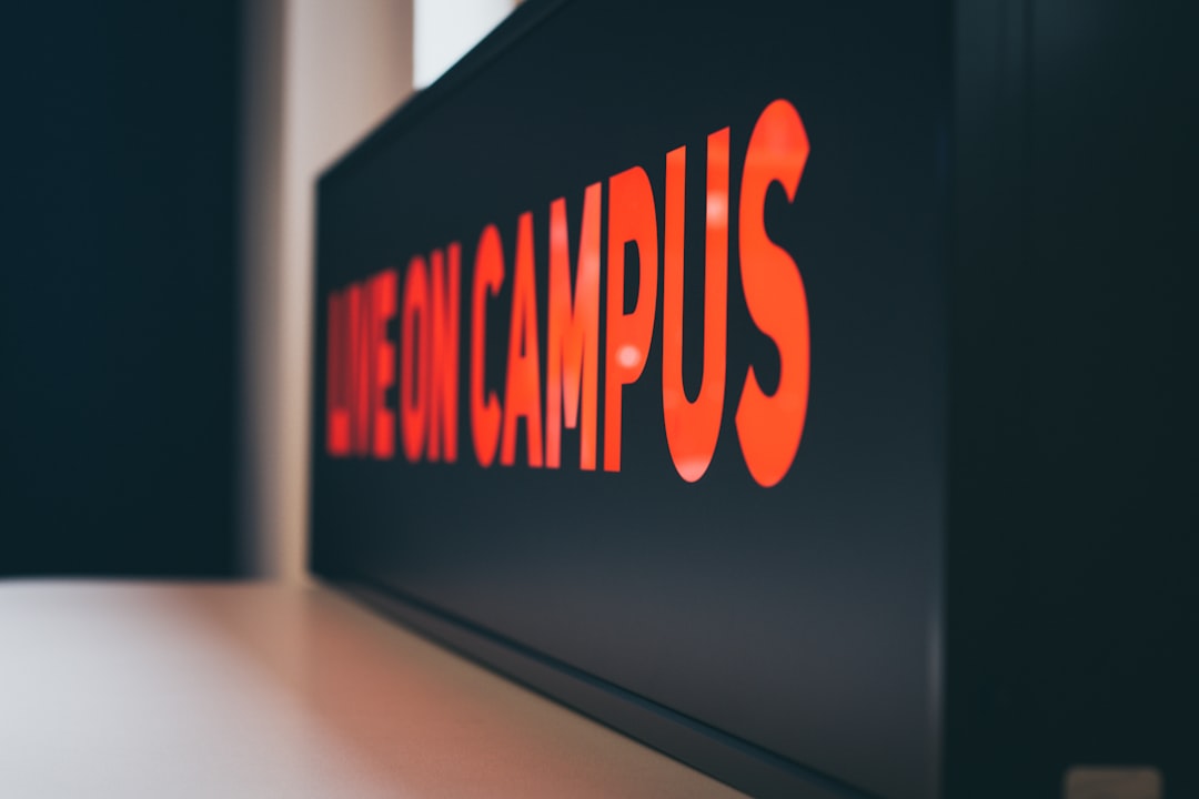 The Live On Campus sign at the CS Headquarters