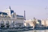 View from the suite window showing the Seine and historic buildings.