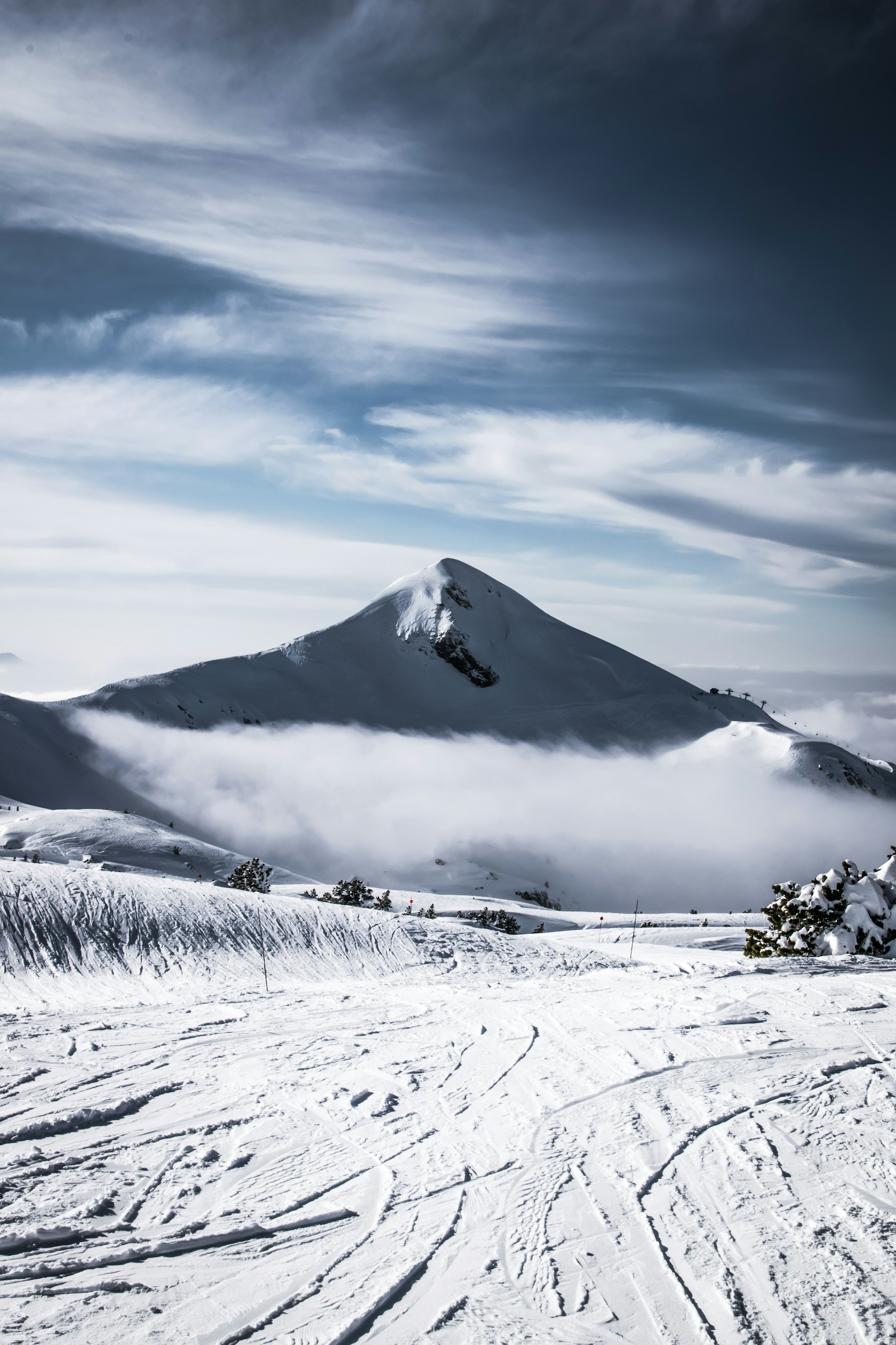 landscaped photo of a mountain