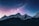 snow mountain under stars