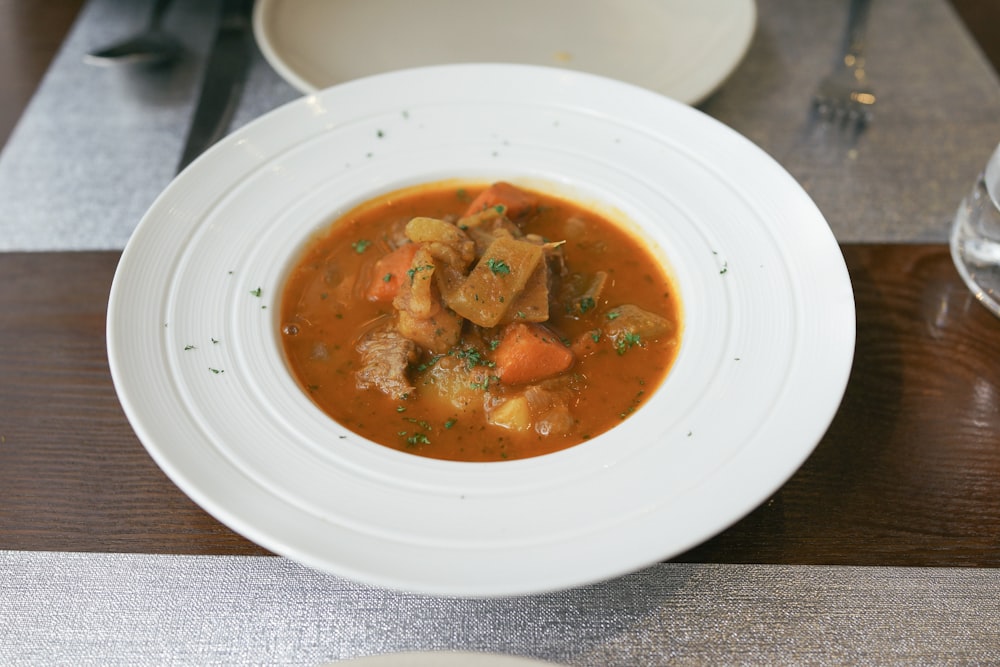 beef stew served on dish