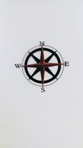 north, east, west, and south wall decor