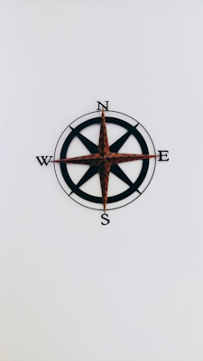 north, east, west, and south wall decor