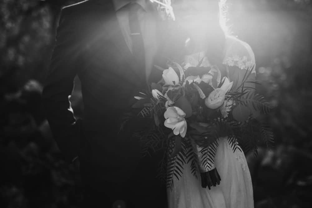 Before - original unedited wedding photo