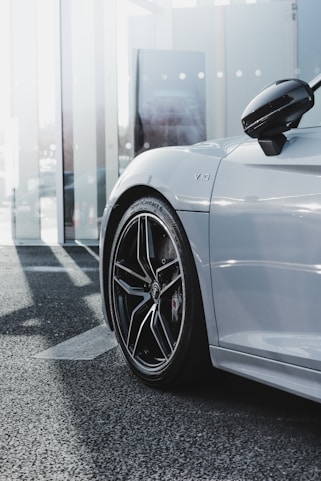 silver V13 car