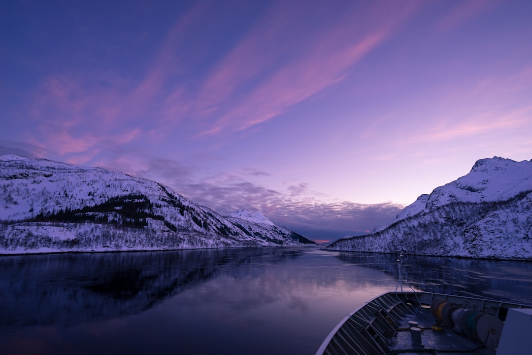 travelers stories about Mountain range in Lofoten Islands, Norway