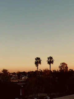 A serene urban landscape of Monterrey at sunset, highlighting soft light and minimalist composition.