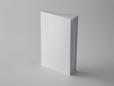 A minimalist book cover featuring simple typography on a plain off-white background.