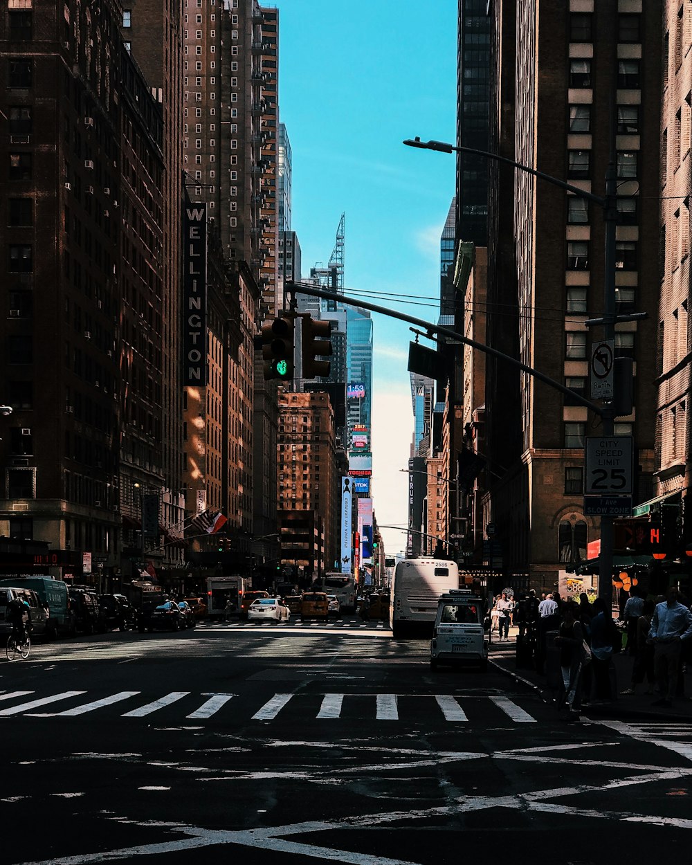 concrete highway surrounded with buildings