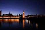 Big Ben's Clock at night
