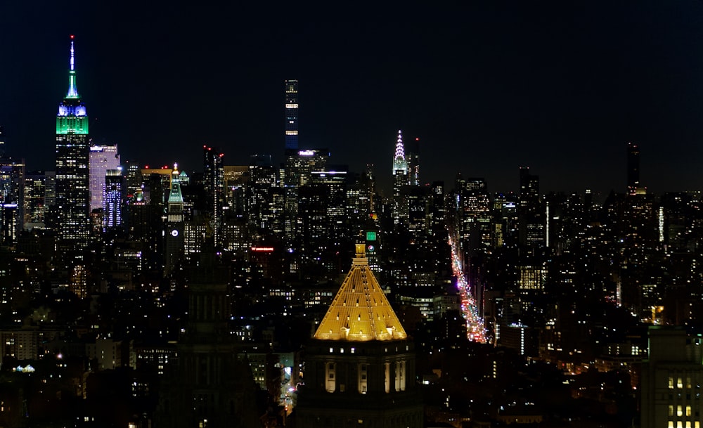 fotografias aéreas da cidade de Nova Iorque