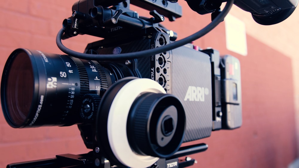 cámara de video profesional Arri negra