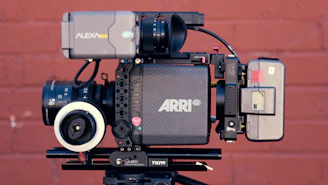 black and gray Arri video camera
