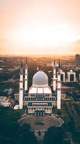 Blue Mosque, Turkey during golden hour