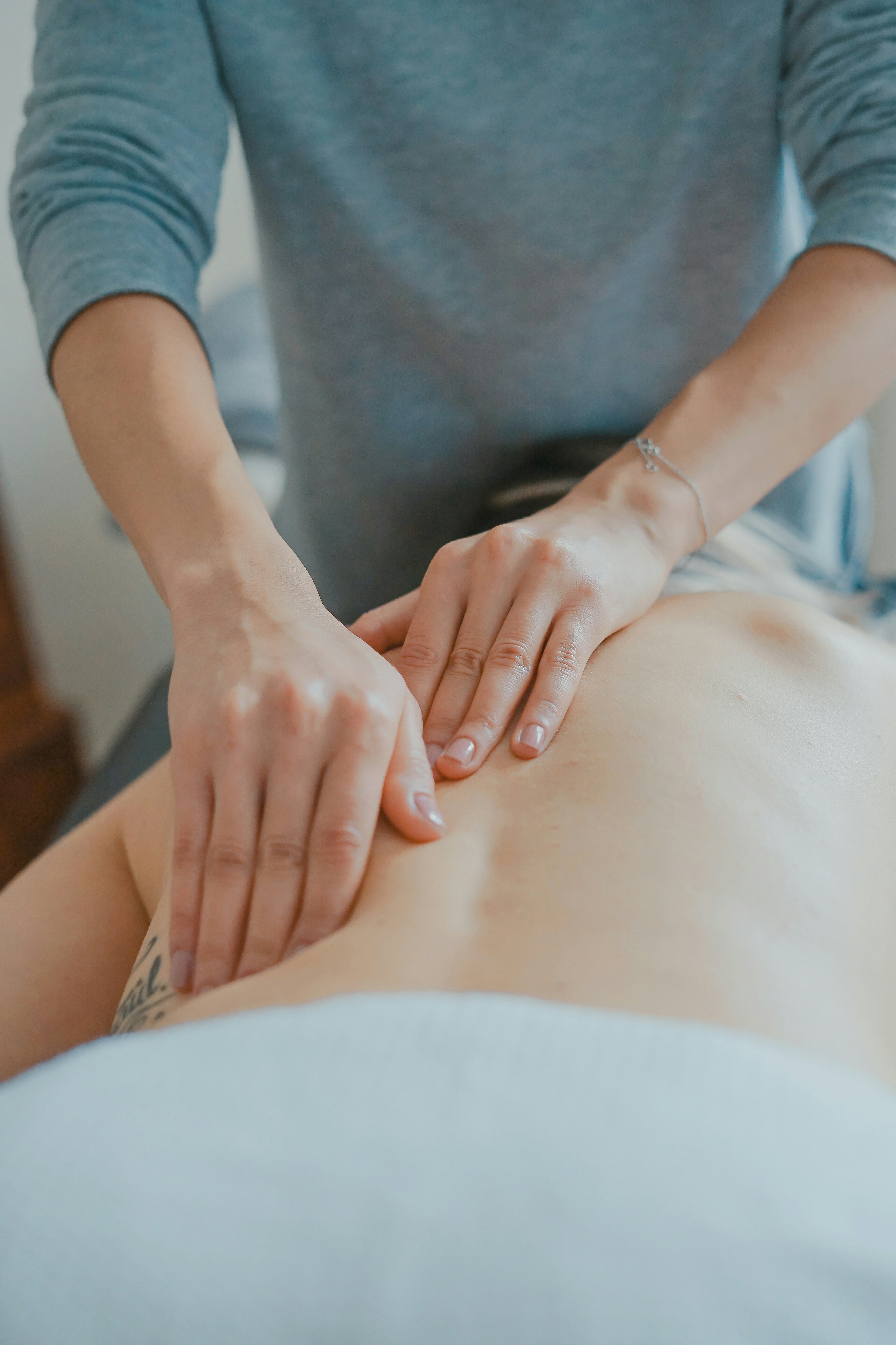 relaxation and deep therapy massage
