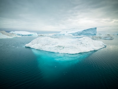 photo of iceberg north pole google meet background