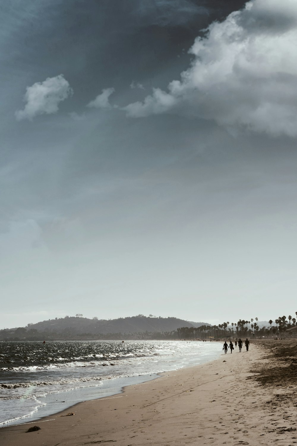 persone che camminano vicino alla riva del mare durante il giorno