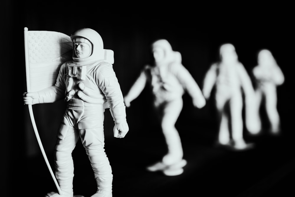 Figuras de acción de astronautas