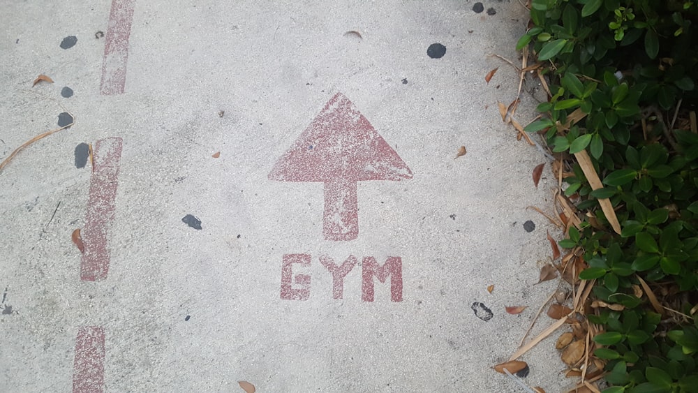 Straßenbeschilderung für Fitnessstudios
