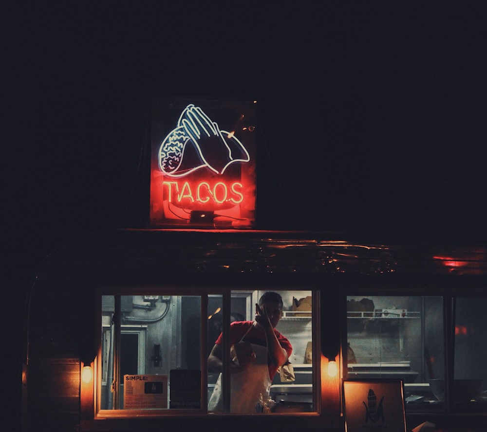 Tacos food stall