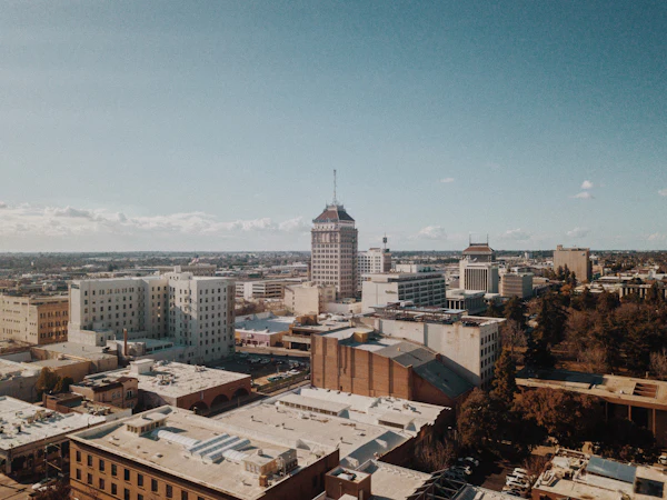 A view of Fresno, CA