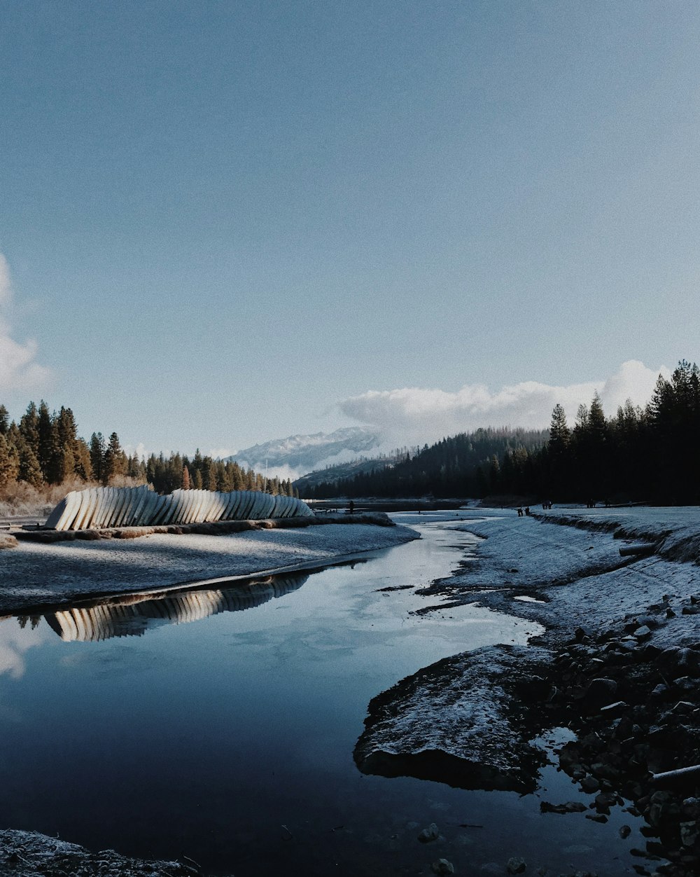 river during winter