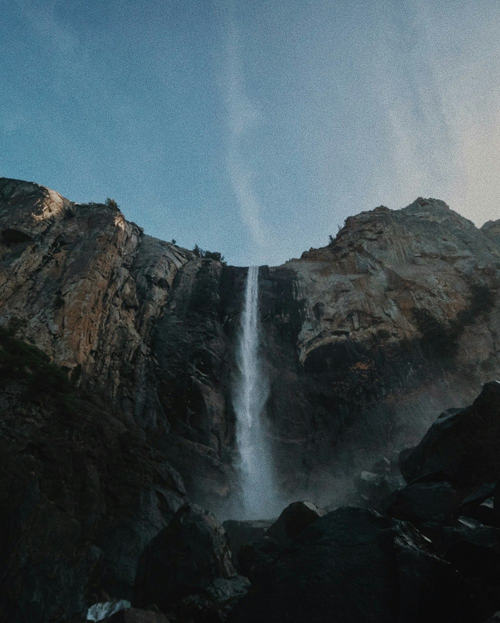 cascade pendant la journée