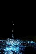 time-lapse photography of dropping water