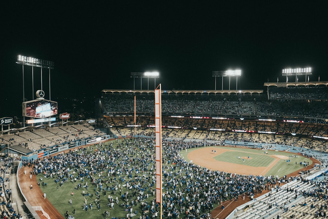 people inside ballpark,