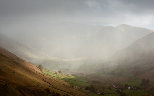 brown and green hills at daytime in Hallin Fell United Kingdom