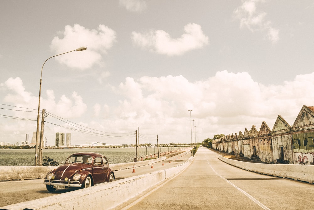 brown Volkswagen Beetle Type 1