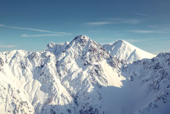 landscape photo of snowy mountain