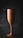 brown wooden footed cup