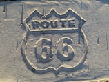 Route 66 on wall