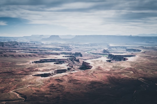 landscape photography of rock formation in Canyonlands National Park United States