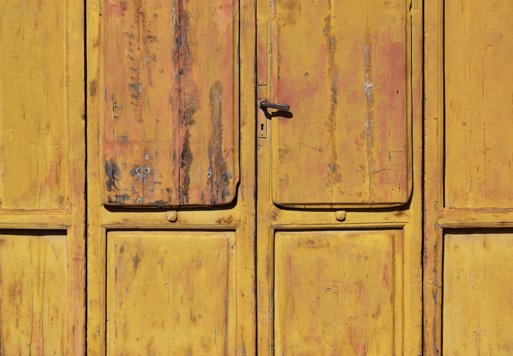 closed brown wooden cabinet