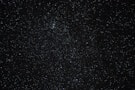the night sky is filled with stars