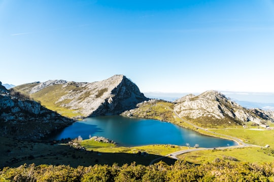 photo of lake in Parque Nacional de Los Picos de Europa Spain