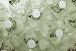 Frosted Glass Bottles