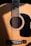photo of brown gutiar fret
