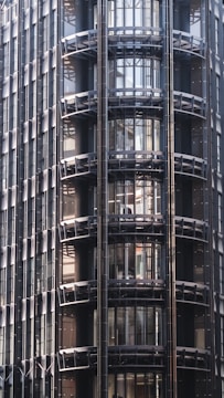 A completed commercial building showcasing modern architecture.