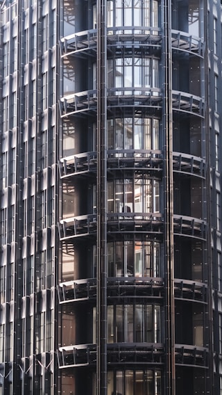 A modern smart building showcasing advanced technology integration.